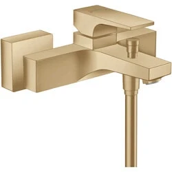 Afbeelding van Hansgrohe Metropol 1 greeps badmengkraan opbouw Brushed