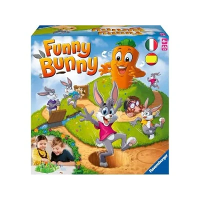 Afbeelding van Ravensburger Funny Bunny, bordspellen voor kinderen van 4 jaar, speelgoed vanaf bordspellen, kinderspellen, cadeaus kinderen, Spaanse versie