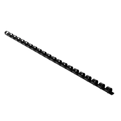 Afbeelding van Exacompta Ref. 75201E Doos met 100 zwarte PVC spiraalbinders van 8 mm voor het binden 20 tot 40 vellen 80 g in A4 of A3 liggend formaat geschikt elk type ringbindmachine