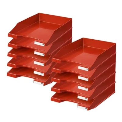 Afbeelding van HAN brievenbak A4 rood, doos á 10 stuks.