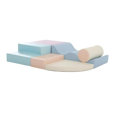 Afbeelding van Iglu foam blokken 6 stuks pastel kleuren