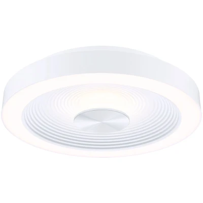 Afbeelding van LED plafondlamp Volea IP44 3000K 470lm / 1650lm 230V 3,5W 13W dimbaar Wit, Zilver