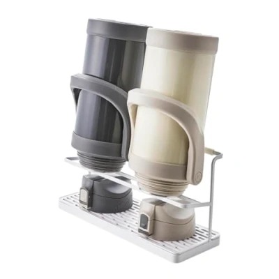 Afbeelding van Yamazaki Bottle drying stand with tray Tower White