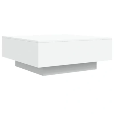Afbeelding van Salontafel met LED verlichting 80x80x31 cm wit
