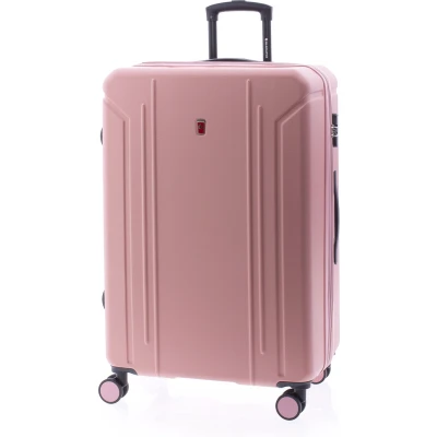 Afbeelding van Gladiator Tropical Grote Koffer Vast Cijferslot 77x51x31cm 105 / 117 Liter Expandable XL Reiskoffer met Wielen Valies Kofferslot Roze