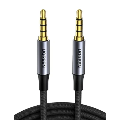 Afbeelding van Ugreen kabel AUX mini jack 3,5 mm (mannelijk) 3m zwart (AV183)