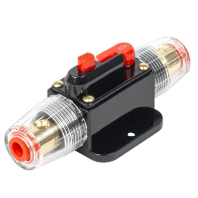 Afbeelding van AMiO Automatische Zekering Circuit Breaker 12 48V 60A Resetbare voor Auto Motor Stereo en Audio