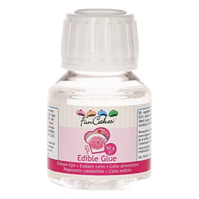 Image de FunCakes Colle Alimentaire Transparente pour Décorations en Sucre de Gâteaux 50 g