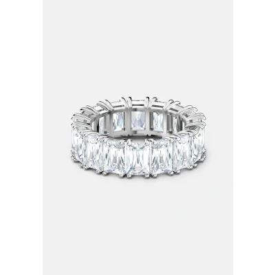 Afbeelding van Swarovski dames Vittore ring met kristal in de kleur Zilver, maat: Maat 52 16,5 mm