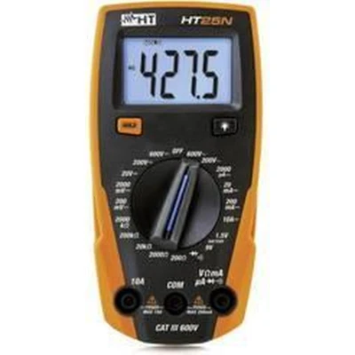 Afbeelding van HT Instruments HT25N Multimeter Digitaal CAT III 600 V Weergave (counts): 2000