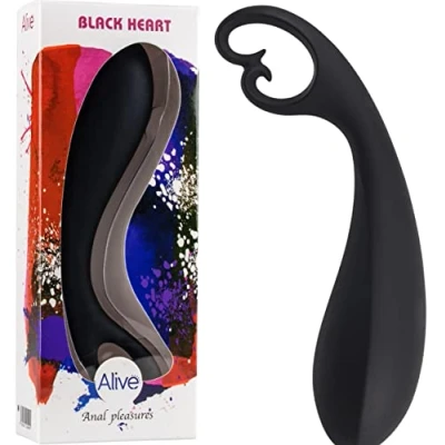 Afbeelding van ALIVE Butt Stimulator Black Heart
