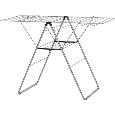 Afbeelding van Brabantia HangOn Droogrek 20m Inklapbaar Wasrek Metallic Grey