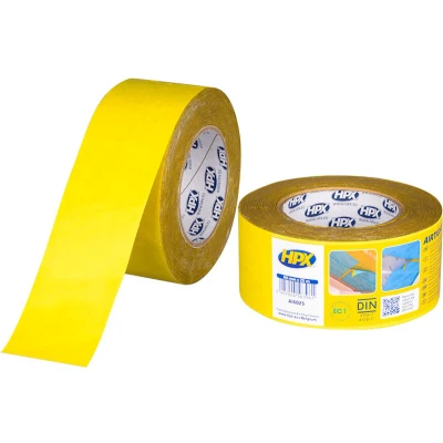 Afbeelding van HPX Airtight Indoor afdichtingstape duurzaam luchtdicht bouwen geel 60 mm x 25 m