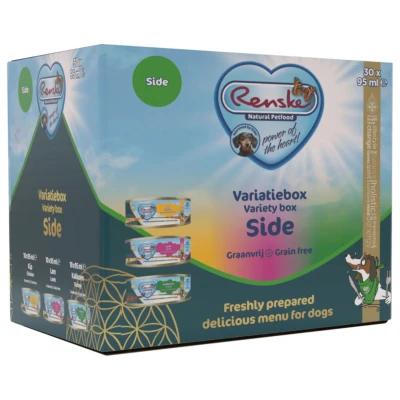 Afbeelding van Renske Vers Hond Variatiebox Side Graanvrij 30 x 95 gr