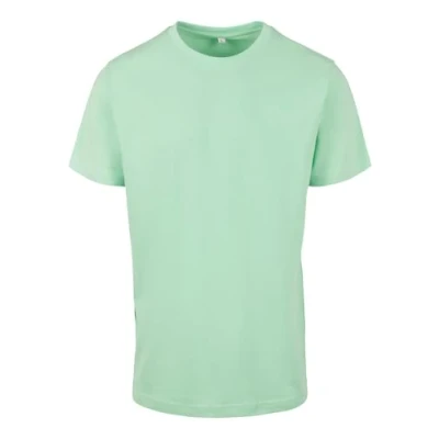 Image de Build Your Brand T shirt homme col rond Tee, haut basique pour hommes disponibles dans de nombreuses couleurs, tailles XS 5XL, Neo Mint, S