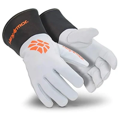 Afbeelding van HexArmor Chrome SLT 4062 6065510 Nappaleer Snijbeschermingshandschoen Maat (handschoen): 10 1 paar