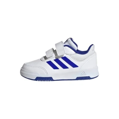 Image de adidas Mixte bébé Tensaur Hook and Loop Shoes, Cloud White/Lucid Blue/Black, 26 1/2 EU