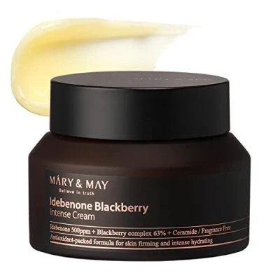 Afbeelding van Mary &amp; May Idebenone + Blackberry Complex Intensive Cream 70 g