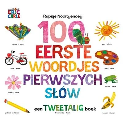 Image de Rupsje Nooitgenoeg 100 eerste woordjes tweetalig