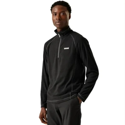 Afbeelding van Regatta Montes Fleece Trui Heren Outdoortrui Maat XXL Mannen zwart