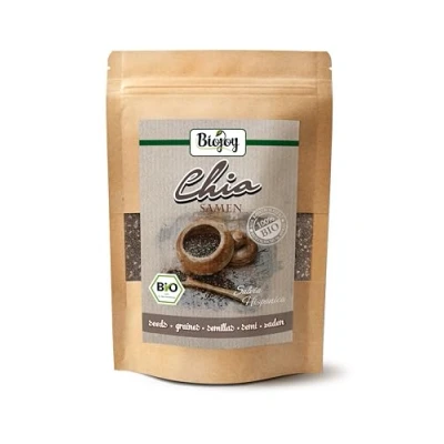 Afbeelding van Biojoy Biologische zwarte chiazaden (500 g), heel en zonder additieven (Salvia hispanica)