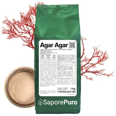 Afbeelding van Saporepuro agar 1 kg plantaardig geleermiddel poeder