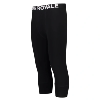 Afbeelding van Mons Royale heren thermo 3/4 pant cascade Zwart M