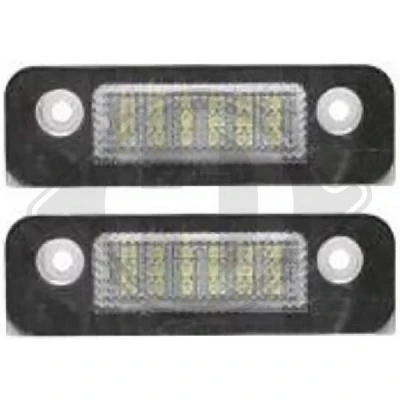 Afbeelding van DIEDERICHS LID10412 Kentekenverlichting LED, Ombouw op LED technologie Achter FORD: FIESTA 6, 5