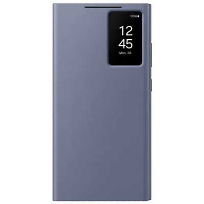 Afbeelding van Samsung Smart View PC Book Case Paars Galaxy S24 Ultra