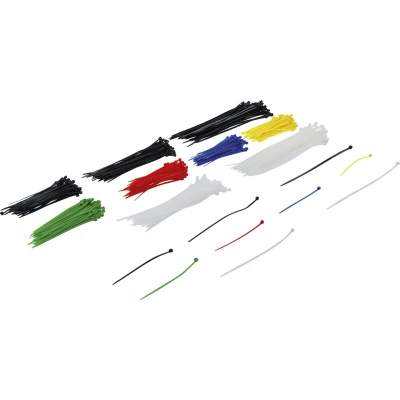 Afbeelding van BGS Kabelbinder assortiment kleur 100 150 200 mm 450 delig