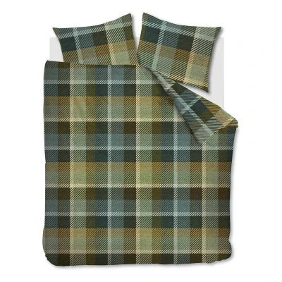Afbeelding van Beddinghouse Brett dekbedovertrek Lits Jumeaux 240x200/220 Groen