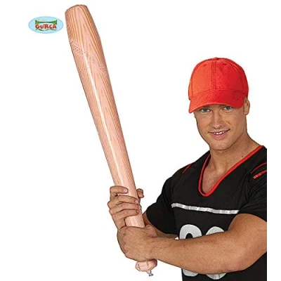 Afbeelding van Opblaasbare honkbal knuppel 72 cm Sport thema feestje decoratie/versiering