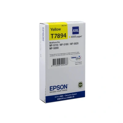 Afbeelding van Epson T7894 C13T789440 Inktcartridge Geel