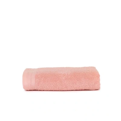 Afbeelding van The One Towelling Organic Handdoek 50 x 100 cm Hoge vochtopname Met ophanglus 550 gr/m² 100% Organisch katoen Zalmroze