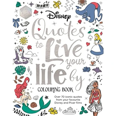 Afbeelding van Disney Quotes to Live Your Life By Colouring Book