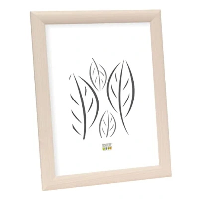 Afbeelding van Deknudt Frames fotolijst S40CL1 wit voor foto: 20x30 cm