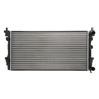 Afbeelding van THERMOTEC D7W061TT Radiateur Aluminium voor voertuigen met/zonder airco 650 342 23 Koelribben mechanisch gelast VOLKSWAGEN: Polo V Hatchback, Golf 7