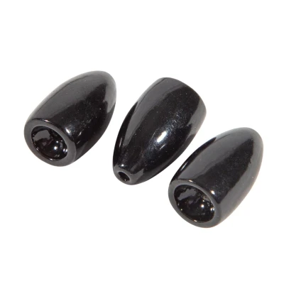 Afbeelding van Ultimate Tungsten Bullet Weight Black 10.6g 3pcs Lood vervanger