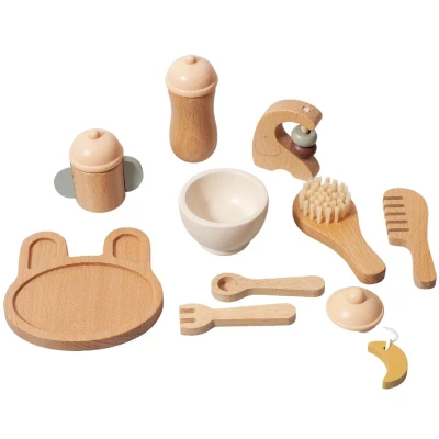 Afbeelding van Petit monkey poppen verzorgingsset 10 delig