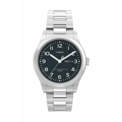 Afbeelding van Timex Waterbury Traditional Horloge, Heren, Maat: One Size, Silver tone
