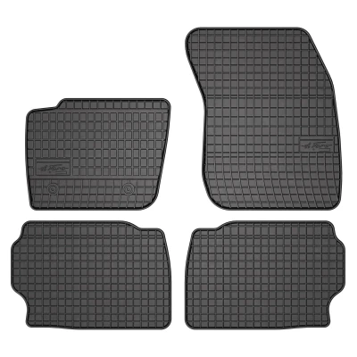Afbeelding van FROGUM 0302 Vloermatset Rubber voor en achter 4 Zwart Op maat gemaakt FORD: MONDEO