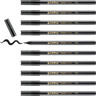 Afbeelding van Brushpen edding 1340 zwart