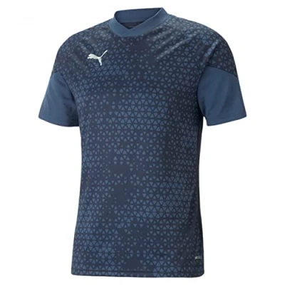 Afbeelding van Puma Team Cup T Shirt Heren Marine Maat: S