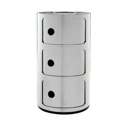 Afbeelding van Kartell Opbergdoos Standaard, Chroom 32 X 58 cm