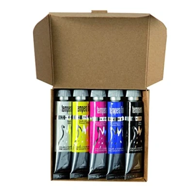 Afbeelding van Maimeri Industria 2598049 Primaire kleurenset, 20 ml, tempera, 5 stuks