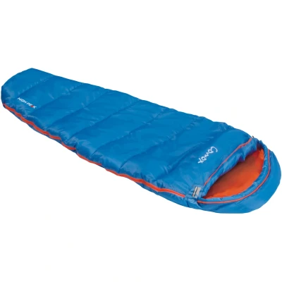 Afbeelding van High Peak Comox Mummy Slaapzak Junior Lightblue Orange Blauw Slaapzakken
