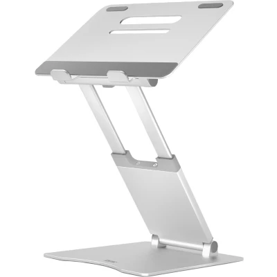 Afbeelding van Desq Telescopische Laptopstandaard Voor Laptops Tot 17 Inch, Zilver