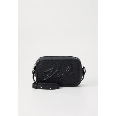 Afbeelding van KARL Lagerfeld K/SKUARE Camera BAG Grainy Schoudertas, Dames, Maat: One Size, Black