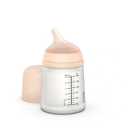 Afbeelding van Suavinex Zero.Zero Anti Colic Adaptable Flow Zuigfles 180ml SXZBRF049993