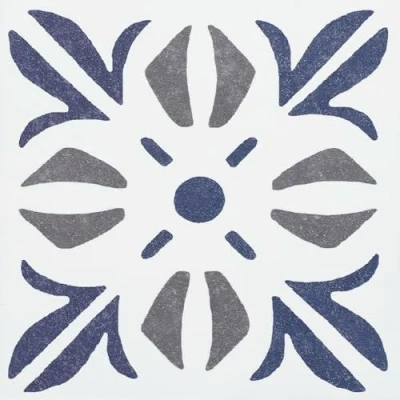 Afbeelding van d c fix Tegelstickers voor wandtegels, 15 x cm, Cubia blauw, praktisch, keuken, badkamer en keukenachterwand, zelfklevende waterbestendig, 6 stuks